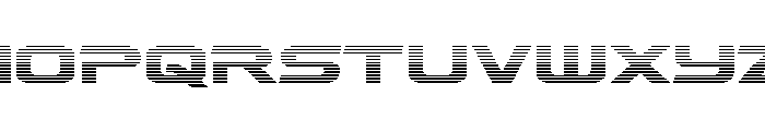 Drius Straight Gradient Font LOWERCASE
