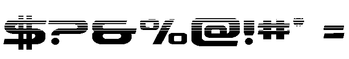 Drius Straight Halftone Font OTHER CHARS