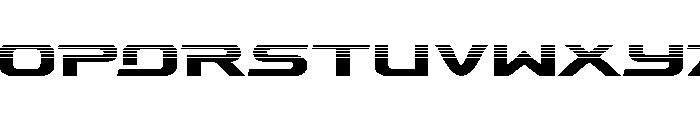 Drius Straight Halftone Font UPPERCASE