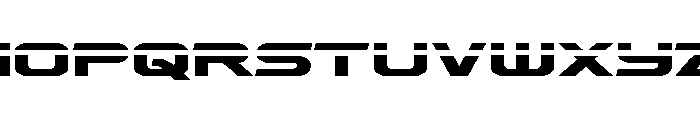 Drius Straight Laser Font LOWERCASE