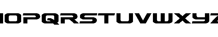 Drius Straight Font LOWERCASE