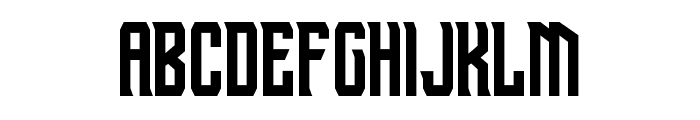 Drive Corps Condensed Font LOWERCASE