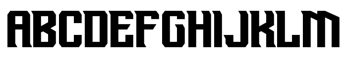 Drive Corps Expanded Font LOWERCASE