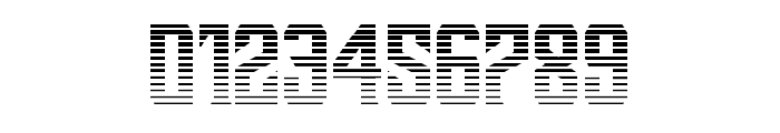 Drive Corps Scanlines Font OTHER CHARS