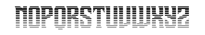 Drive Corps Scanlines Font UPPERCASE