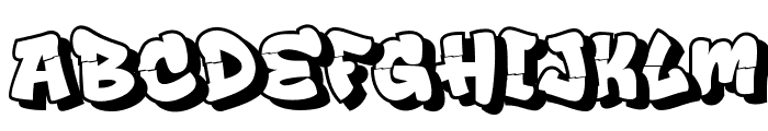 Drop Shade Shadow Shadow Font UPPERCASE