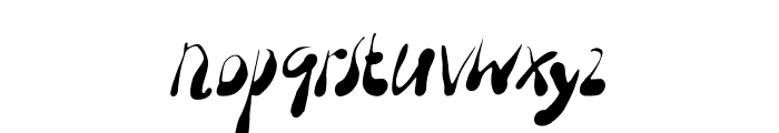 Droph-italic Font LOWERCASE