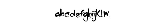 Dropping Font LOWERCASE