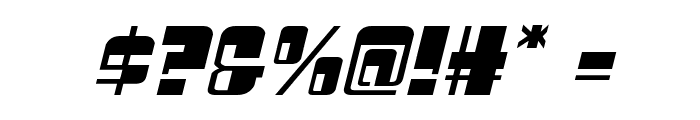 Drosselmeyer Semi-Italic Font OTHER CHARS