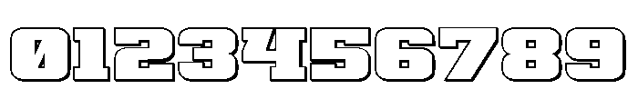 Drover 3D Font OTHER CHARS