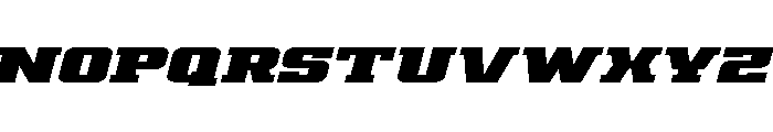 Drover Expanded Italic Font LOWERCASE