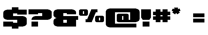 Drover Expanded Font OTHER CHARS