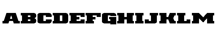 Drover Expanded Font UPPERCASE
