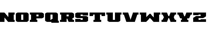 Drover Expanded Font UPPERCASE