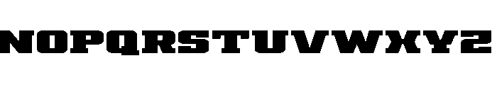 Drover Expanded Font LOWERCASE