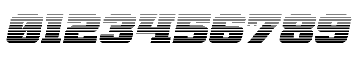 Drover Gradient Italic Font OTHER CHARS