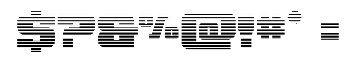 Drover Gradient Font OTHER CHARS