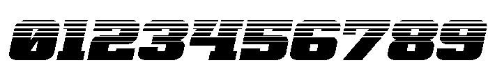 Drover Halftone Italic Font OTHER CHARS