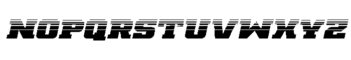 Drover Halftone Italic Font UPPERCASE