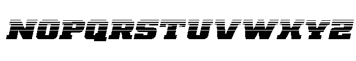 Drover Halftone Italic Font LOWERCASE