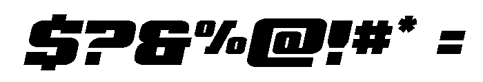 Drover Italic Font OTHER CHARS