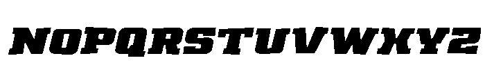 Drover Rough Italic Font LOWERCASE