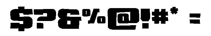 Drover Rough Font OTHER CHARS
