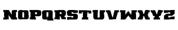 Drover Rough Font UPPERCASE