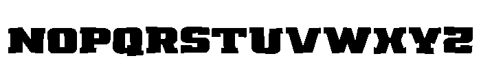 Drover Rough Font LOWERCASE