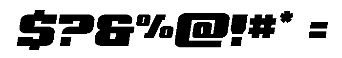 Drover Semi-Italic Font OTHER CHARS