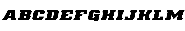 Drover Title Italic Font UPPERCASE