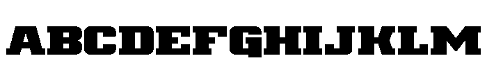 Drover Font UPPERCASE