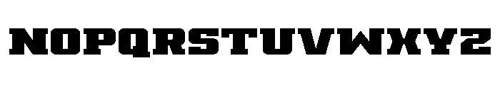 Drover Font UPPERCASE
