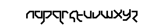 Drum and Bass LDR Regular Font LOWERCASE