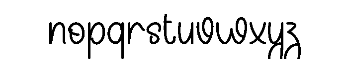 Drummer Font LOWERCASE