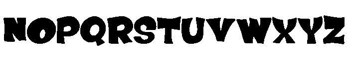 Drunk Clown Font UPPERCASE