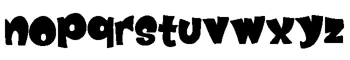 Drunk Clown Font LOWERCASE