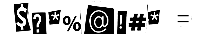 Drunken Hour DEMO Regular Font OTHER CHARS
