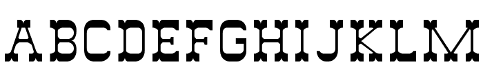 DryGulchFLF Font UPPERCASE