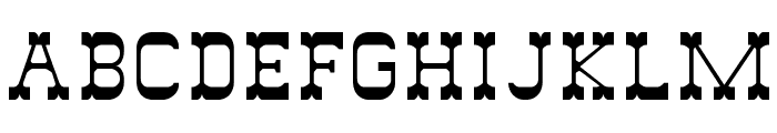 DryGulchFLF Font LOWERCASE
