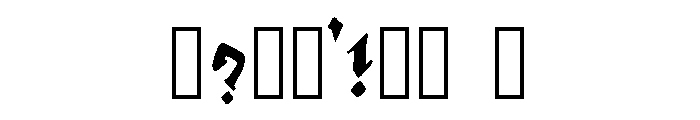 drunkmonk Font OTHER CHARS