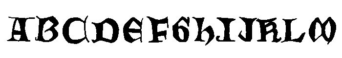 drunkmonk Font UPPERCASE