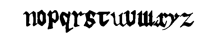 drunkmonk Font LOWERCASE