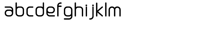 DraftWerk Medium Font LOWERCASE