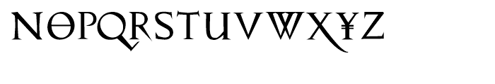 Draylon Regular Font UPPERCASE