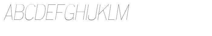 Dream Orphanage UltraLight Italic Font UPPERCASE