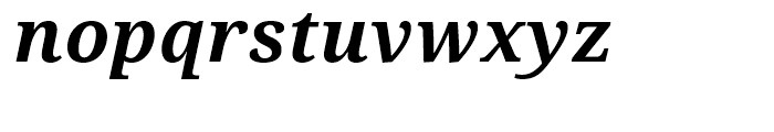 Droid Serif WGL Bold Italic Font LOWERCASE