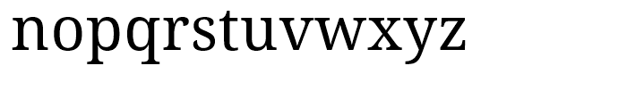 Droid Serif WGL Regular Font LOWERCASE