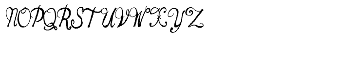 Dryden Regular Font UPPERCASE