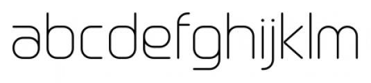 DraftWerk Light Font LOWERCASE